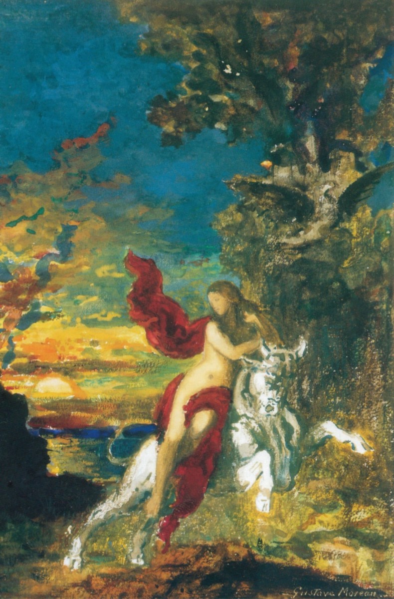 Moreau Gustave, L'enlevement d'Europe The removal of Europe.jpg